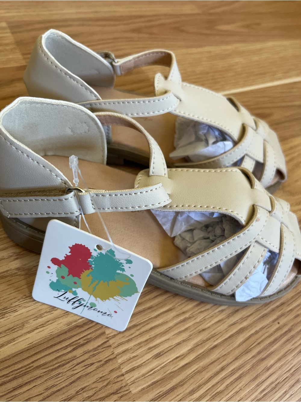 Kids Beige Sandals
